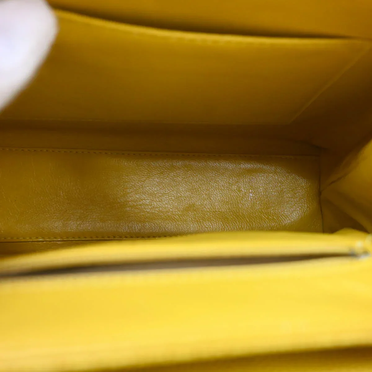 Chanel * 1997-1999 Yellow Caviar Handbag - Image 10