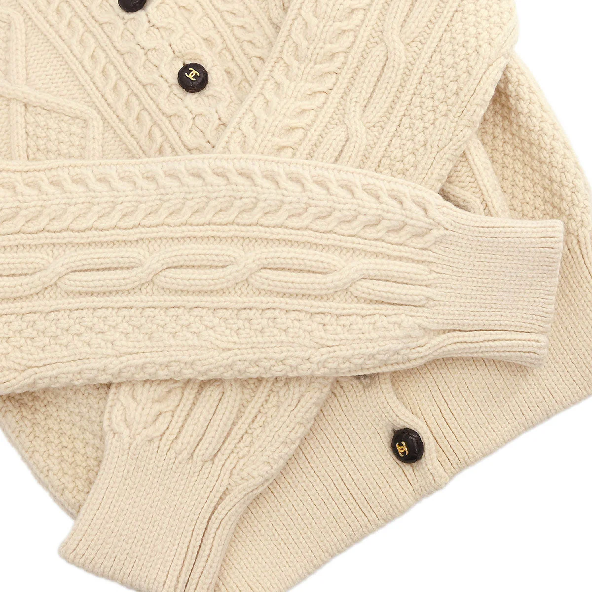 Chanel Cardigan Fisherman Ivory - Image 5