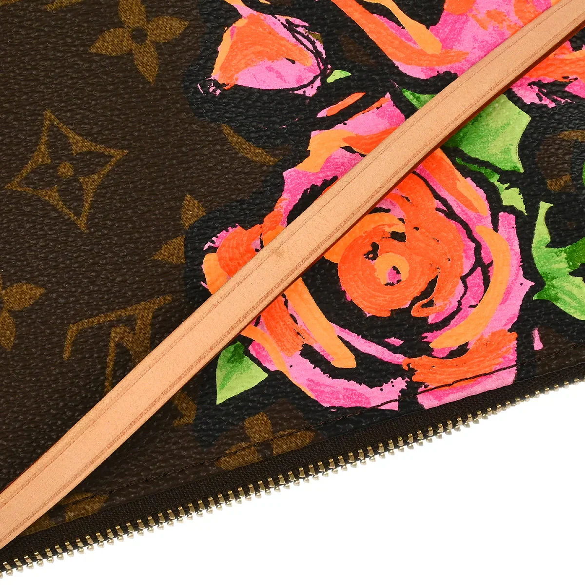 Louis Vuitton 2009 Monogram Rose Pochette Accessoires Handbag M48615 - Image 6