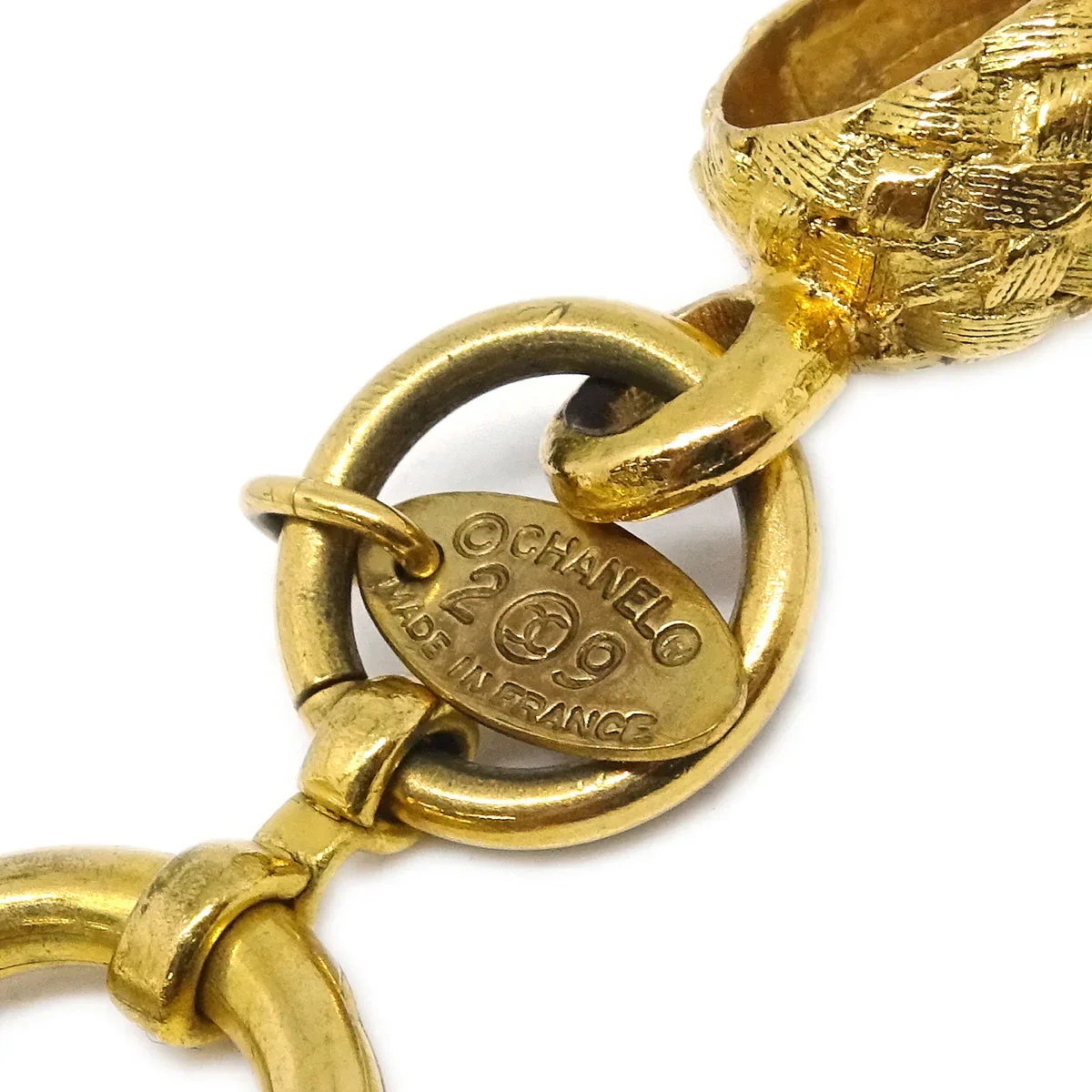 Chanel CC Bracelet Gold 29 - Image 4