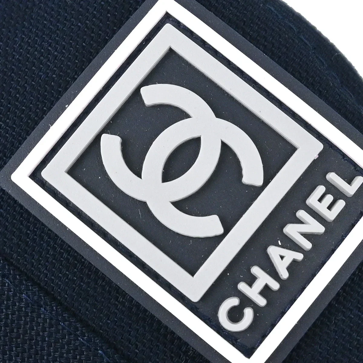 Chanel Navy Sport Line Bucket Hat #M Small Good - Image 4