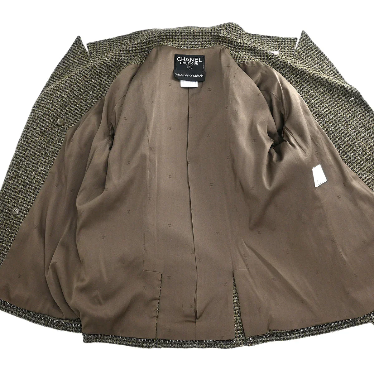 Chanel 1997 Double Breasted Jacket Brown #42 - Image 6