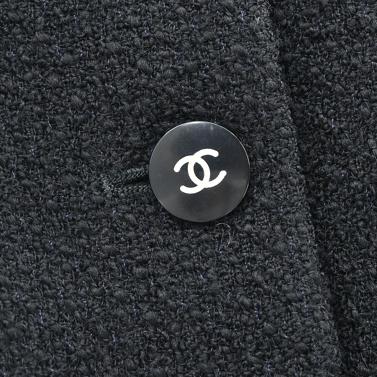 Chanel Single Breasted Jacket Black #36 - Image 5