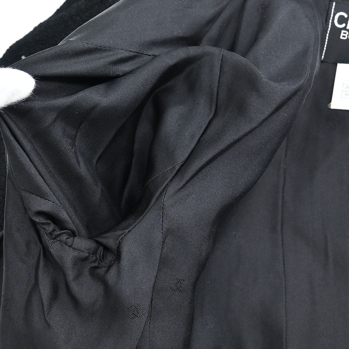 Chanel Single Breasted Jacket Black #36 - Image 8