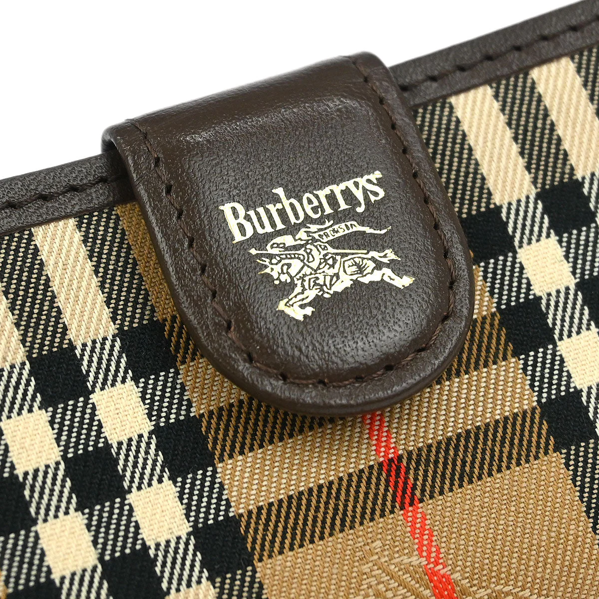 Burberrys Beige House Check Four Hook Key Case Small Good - Image 3