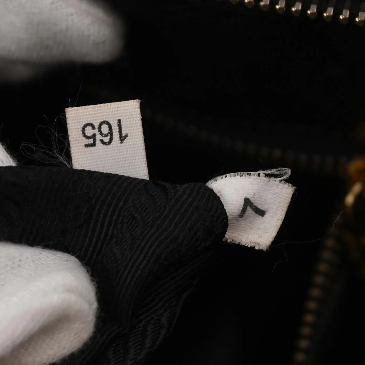 Prada Black Lambskin Handbag - Image 8