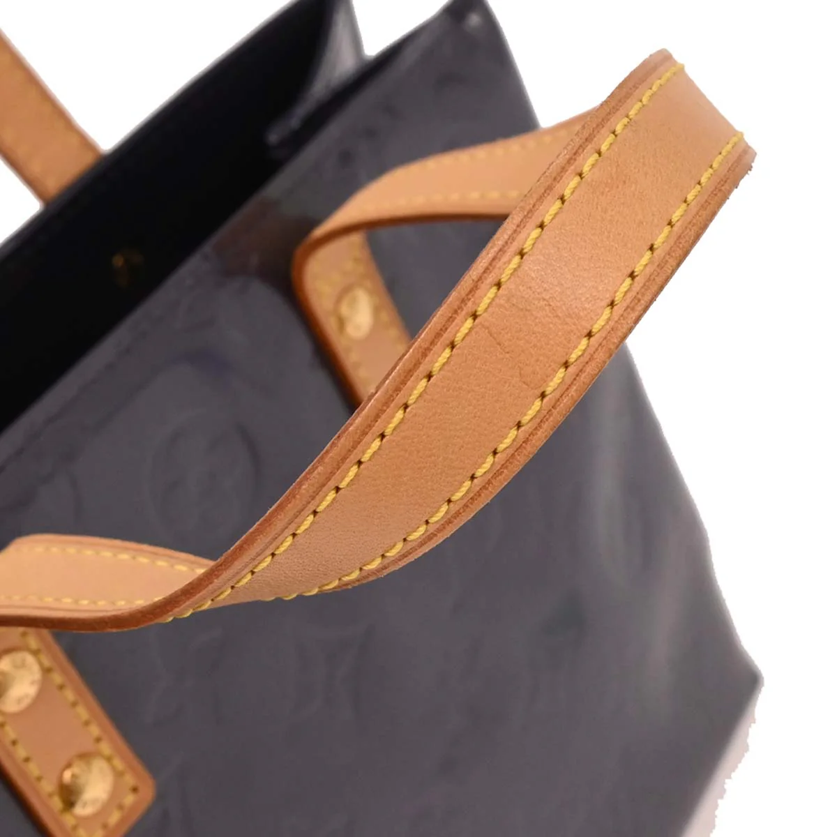 Louis Vuitton Blue Vernis Reade PM Tote Handbag M91335 - Image 7