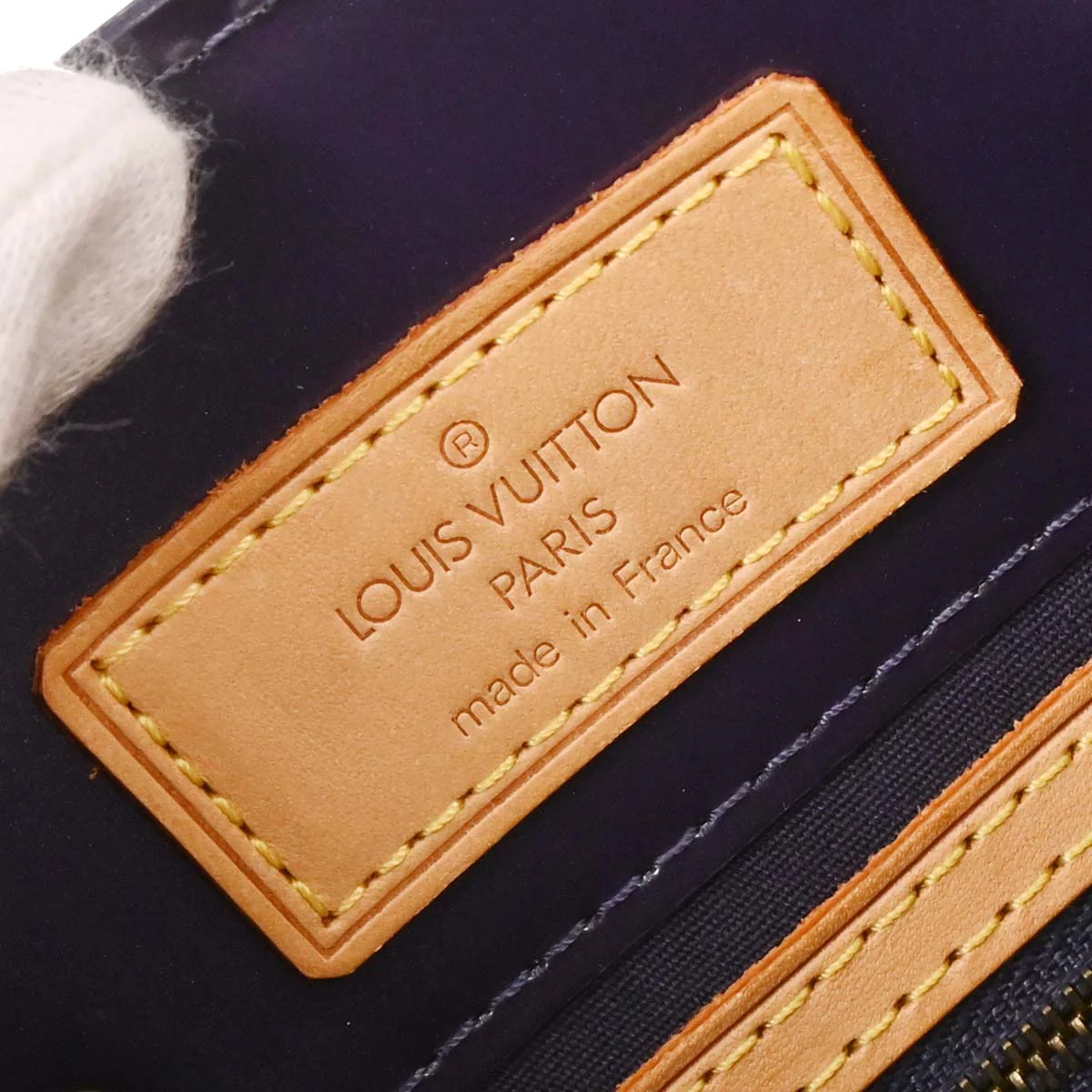 Louis Vuitton Blue Vernis Reade PM Tote Handbag M91335 - Image 9