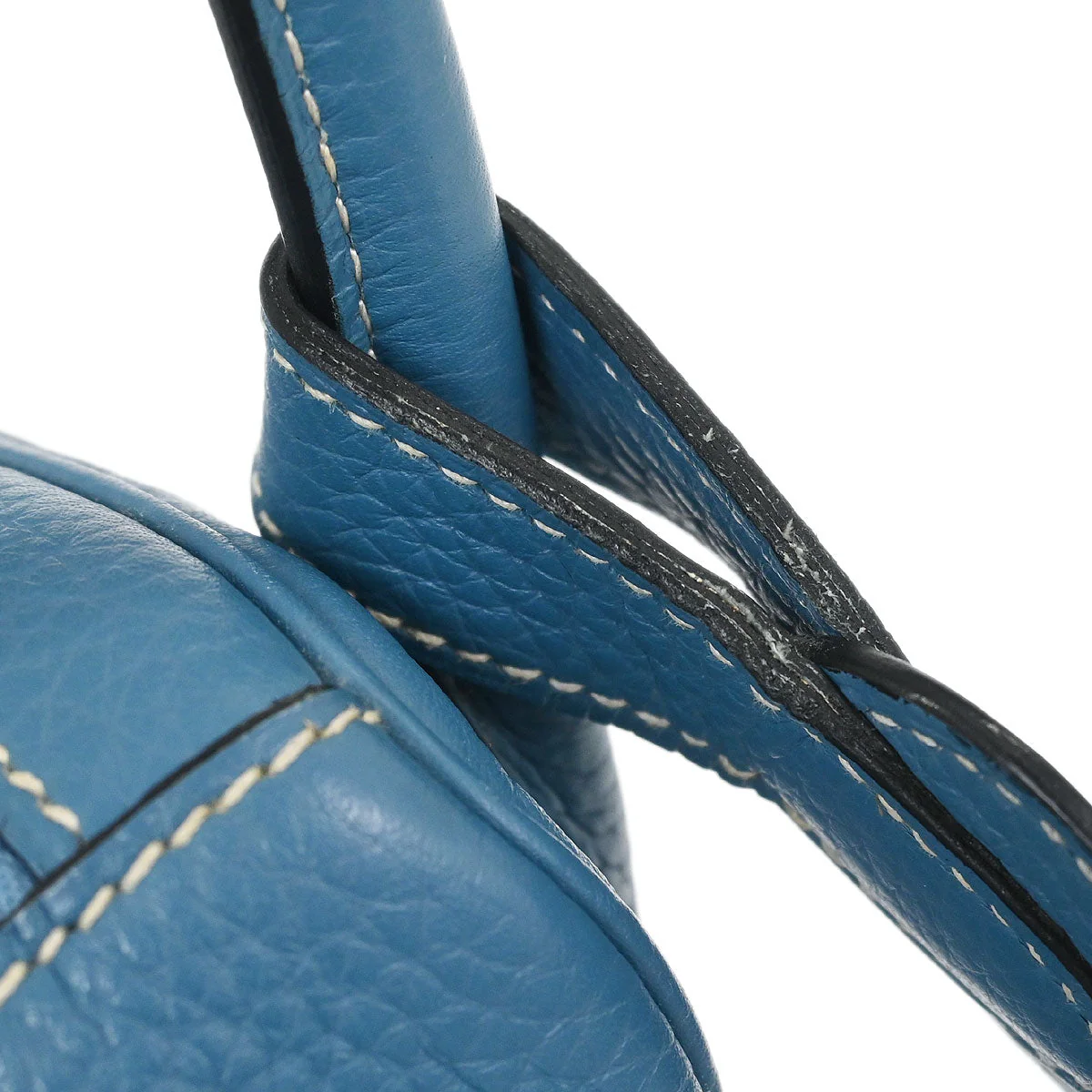 Hermes Blue Jean Taurillon Clemence Lindy 34 Shoulder Bag - Image 5