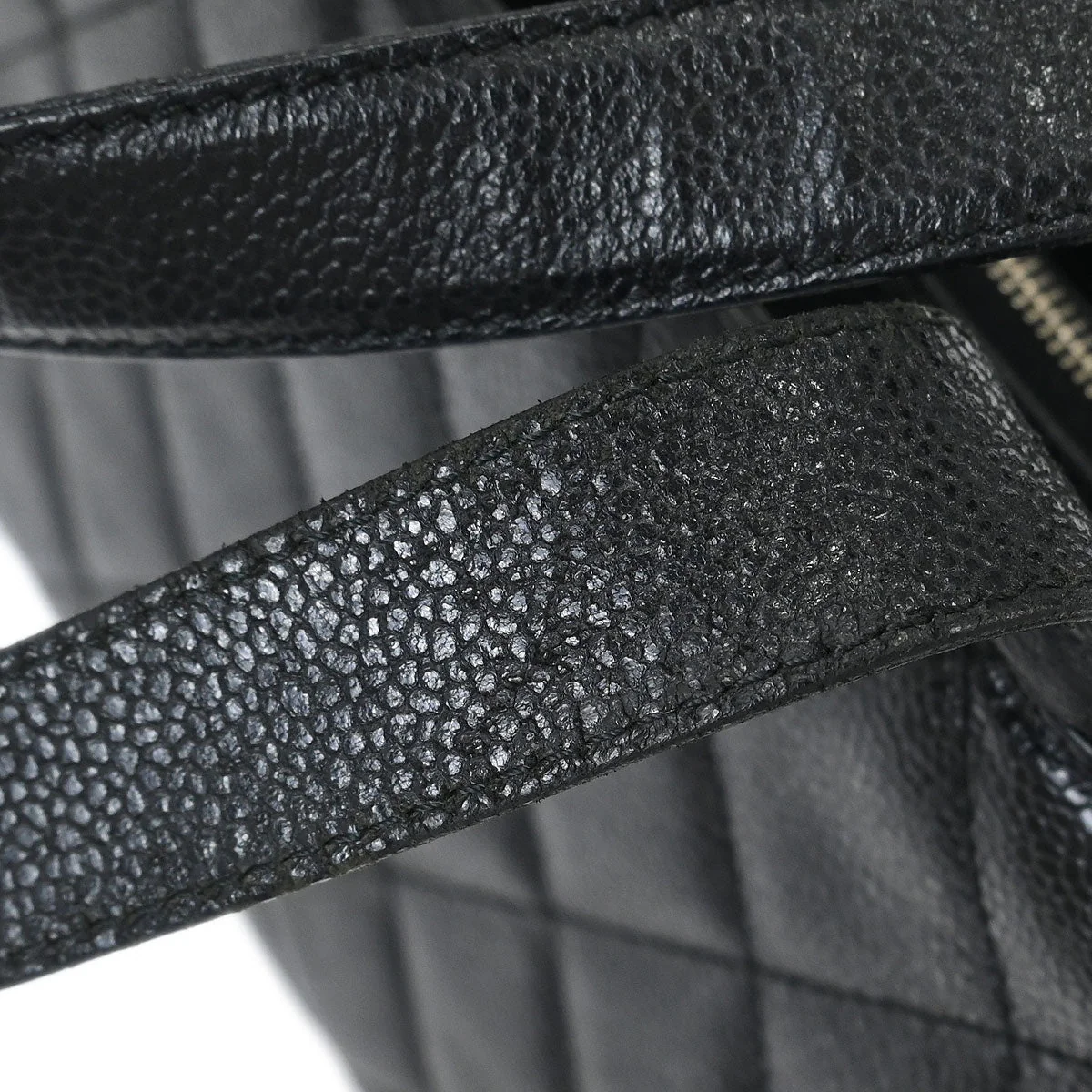 Chanel 2002-2003 Black Calfskin Tote Handbag - Image 7