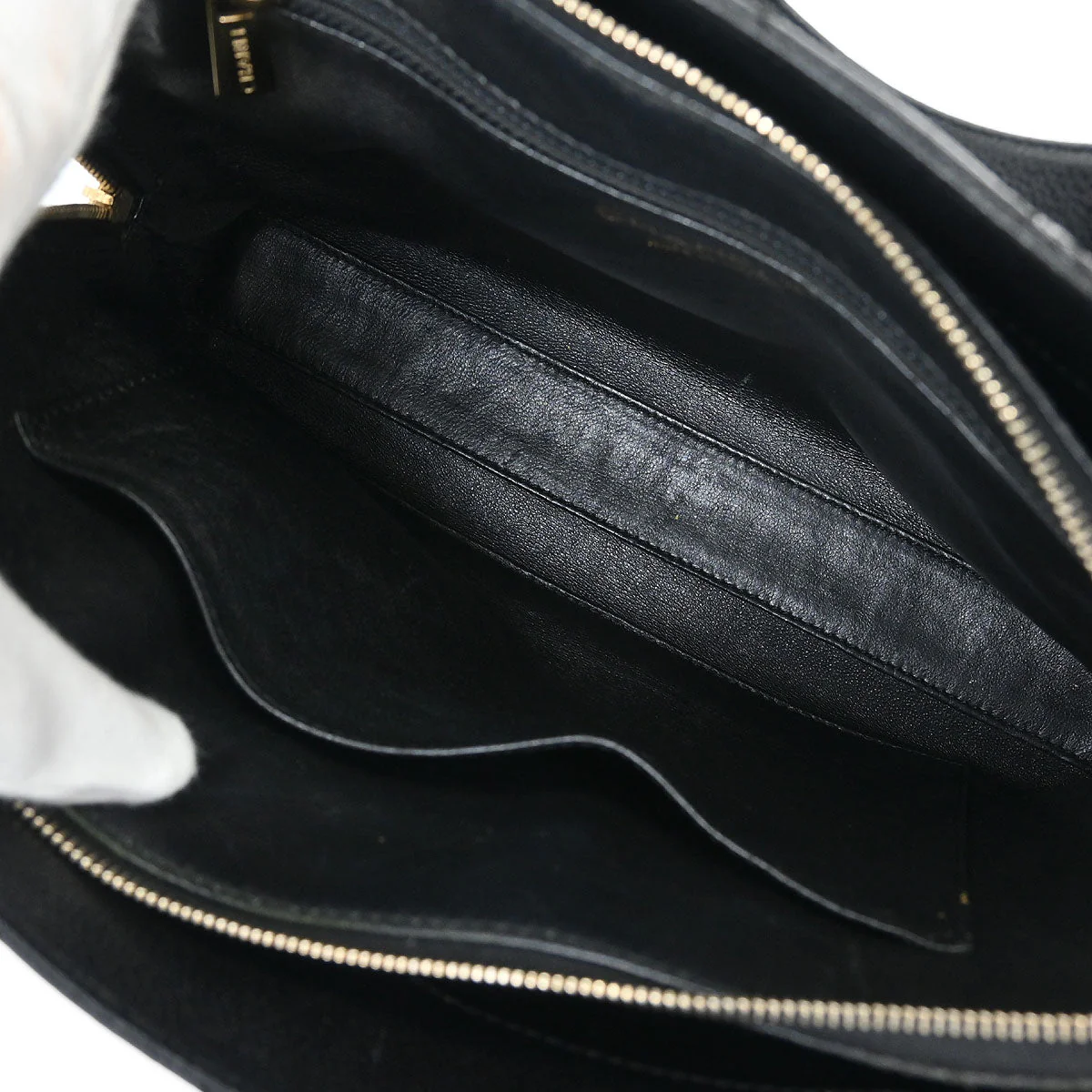 Chanel 2002-2003 Black Calfskin Tote Handbag - Image 8