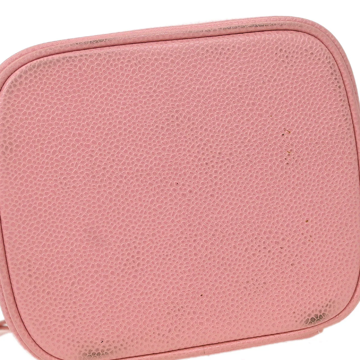 Chanel 2005-2006 Pink Calfskin Timeless Vanity Handbag - Image 3