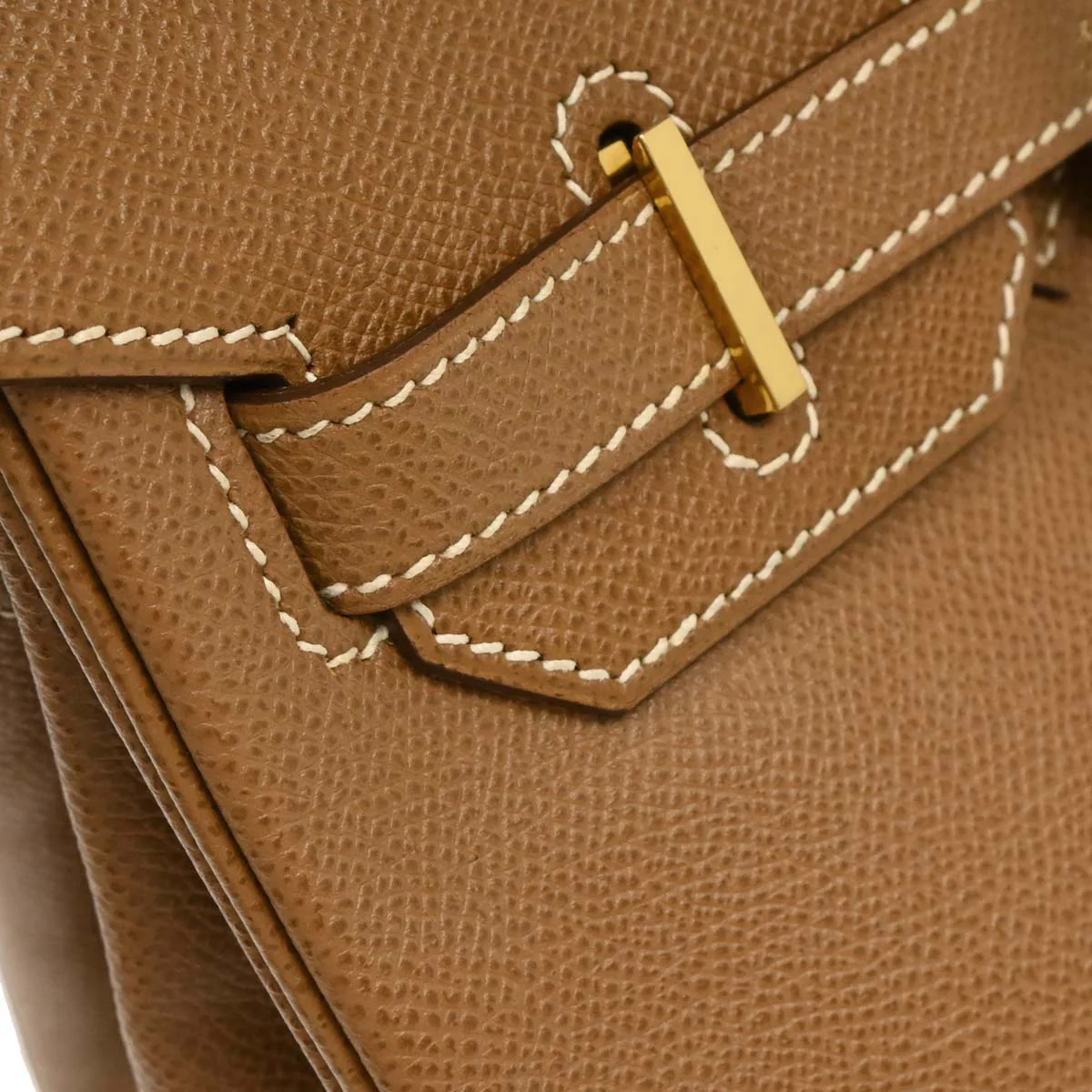 Hermes Gold Courchevel Birkin 30 Handbag - Image 6