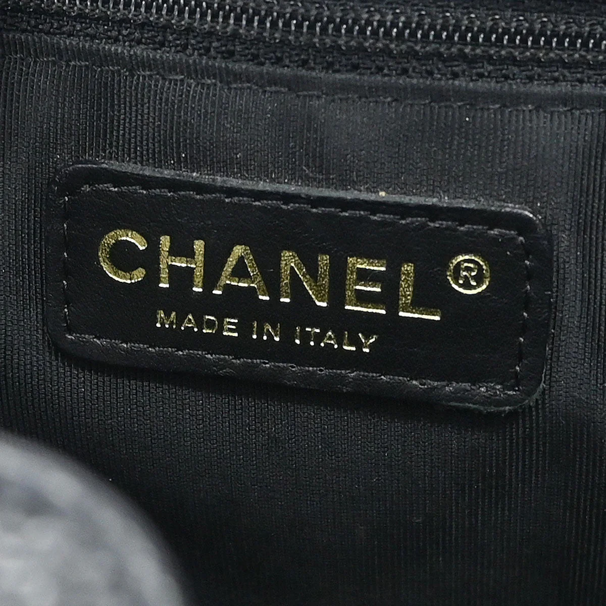 Chanel Black Caviar Petite Shopping Tote PST Chain Handbag - Image 9