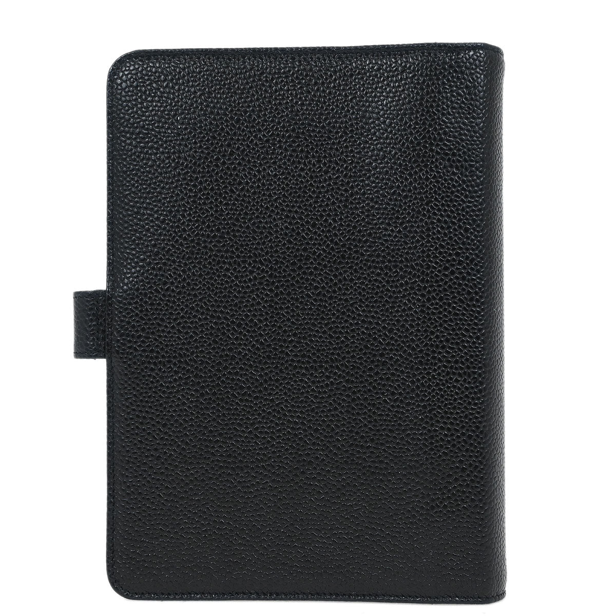 Chanel 1997-1999 Black Caviar Note Book Cover Small Good - Image 2