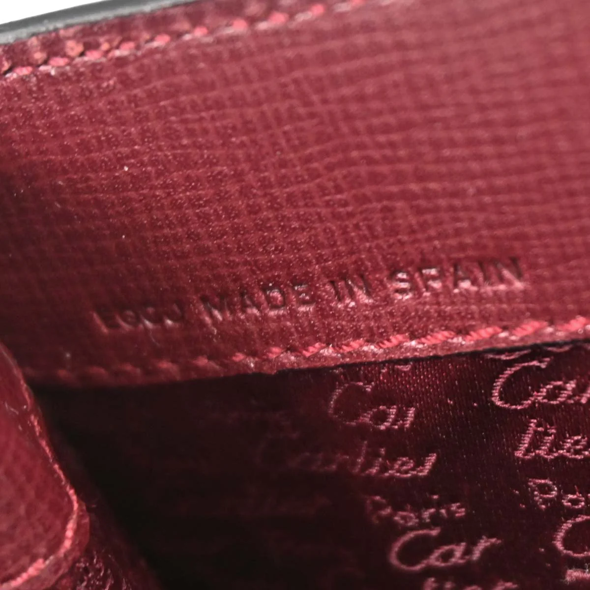 Cartier Bordeaux Handbag - Image 10