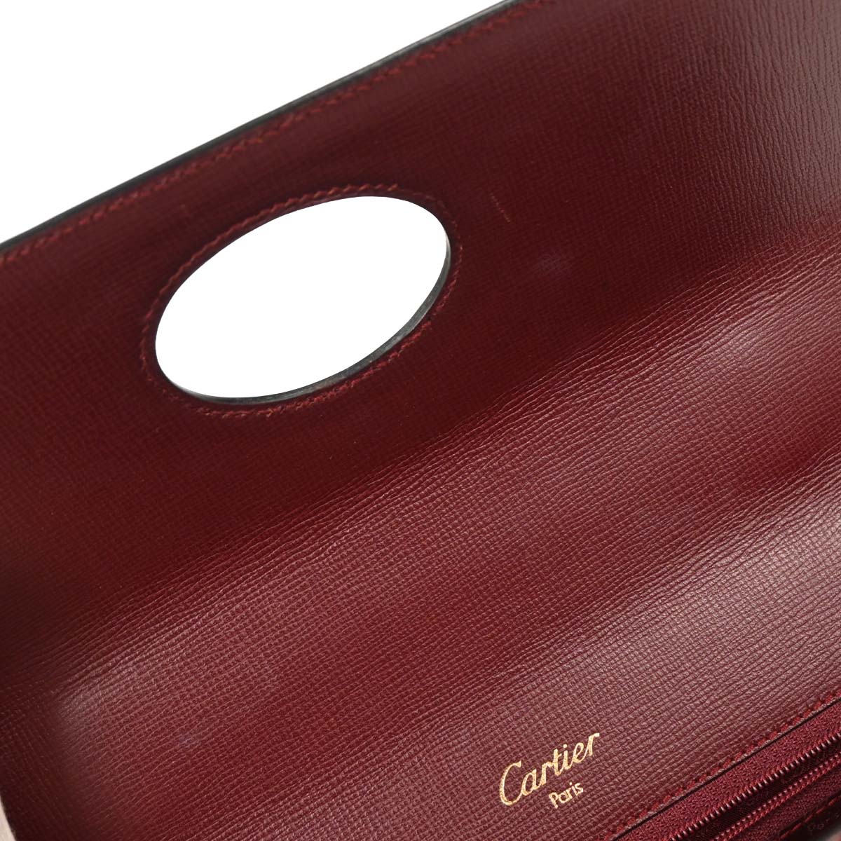 Cartier Bordeaux Handbag - Image 7