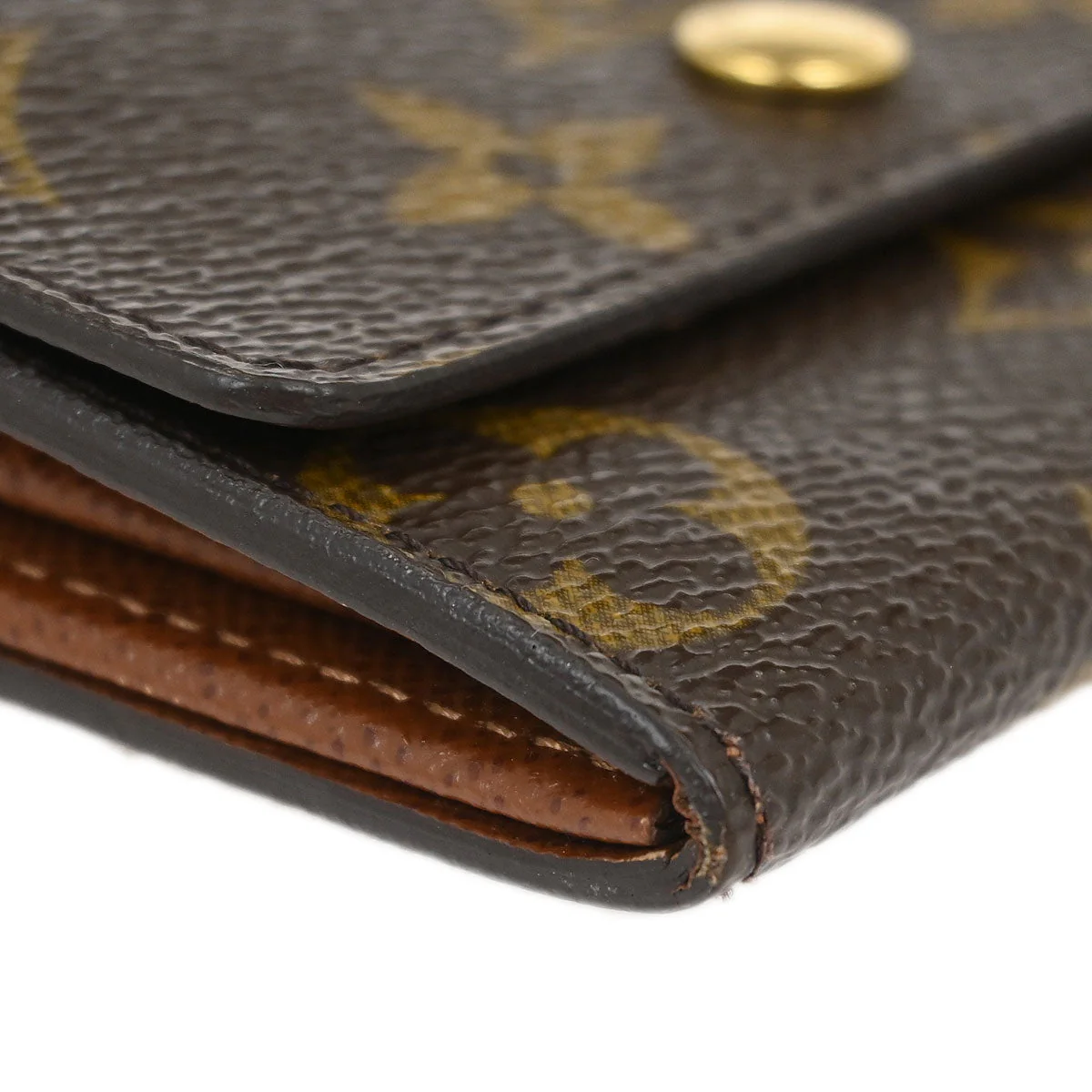 Louis Vuitton Monogram Porte Monnaie Plat Coin Case Wallet M61930 - Image 7