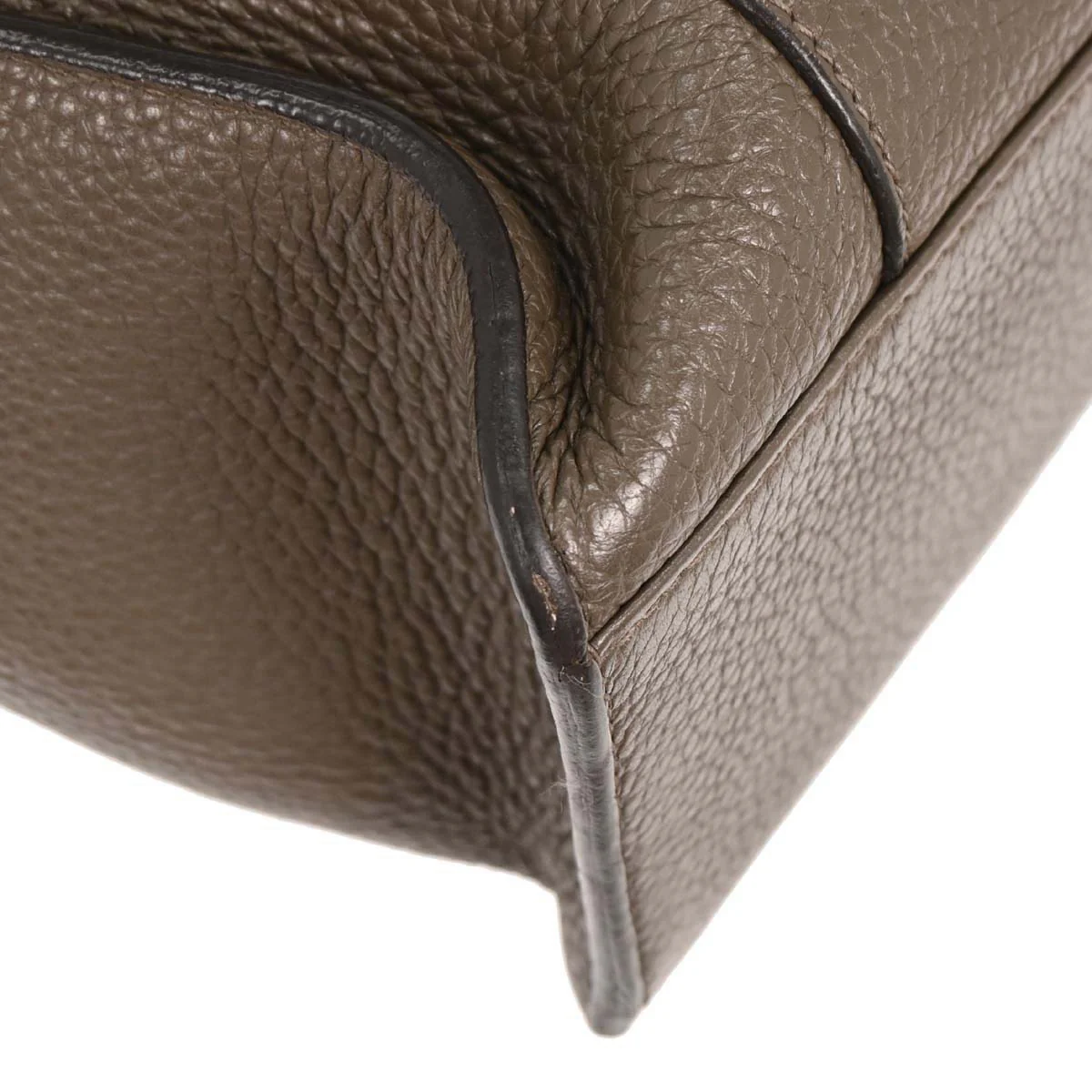 Hermes Taupe Gray Taurillon Clemence Alfred 35 Messenger Bag - Image 6