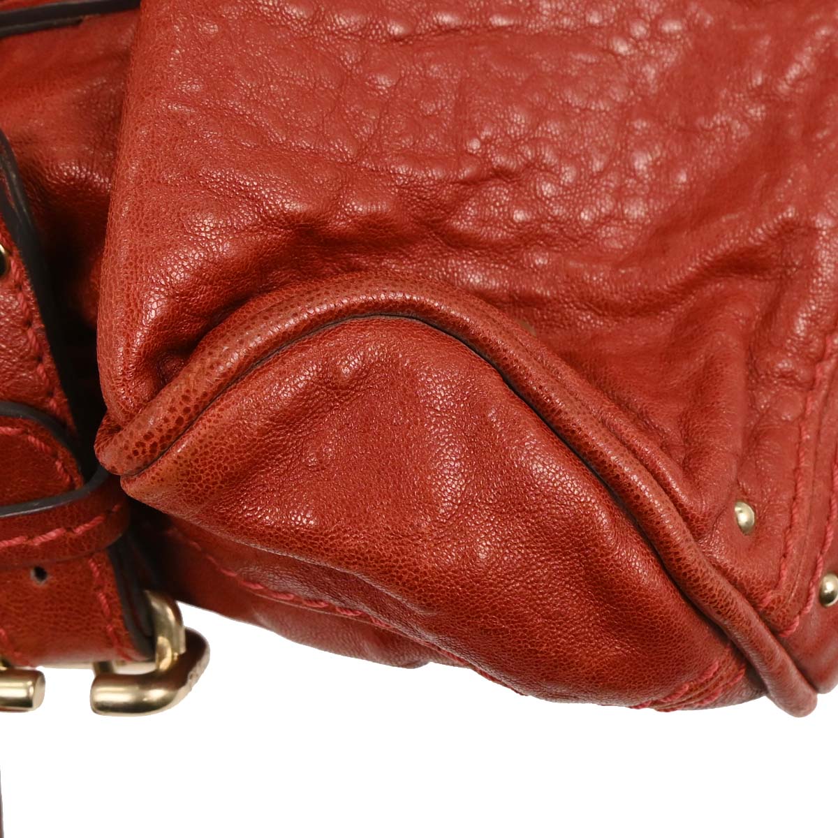 Chloe Red Paddington Handbag - Image 4