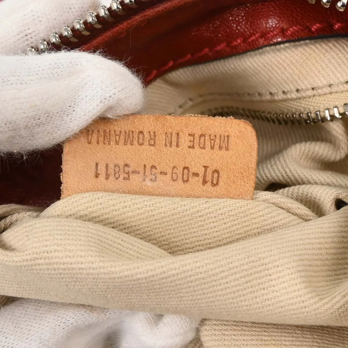 Chloe Red Paddington Handbag - Image 9