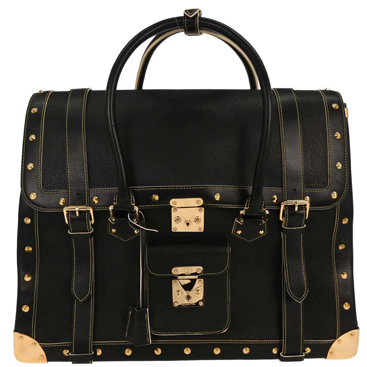 Louis Vuitton Black Suhali Extravagant Handbag M91800