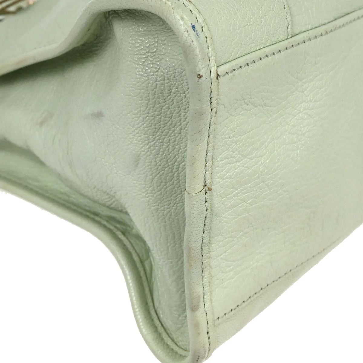Balenciaga Light Green City Medium 2way Shoulder Handbag - Image 6