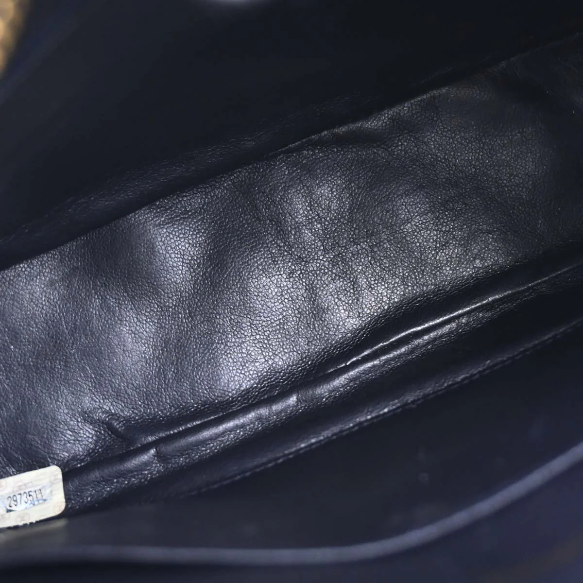 Chanel 1991-1994 Navy Caviar Camera Bag Small - Image 8