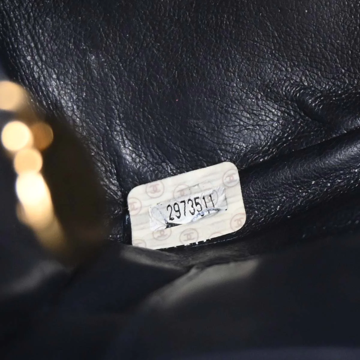 Chanel 1991-1994 Navy Caviar Camera Bag Small - Image 9