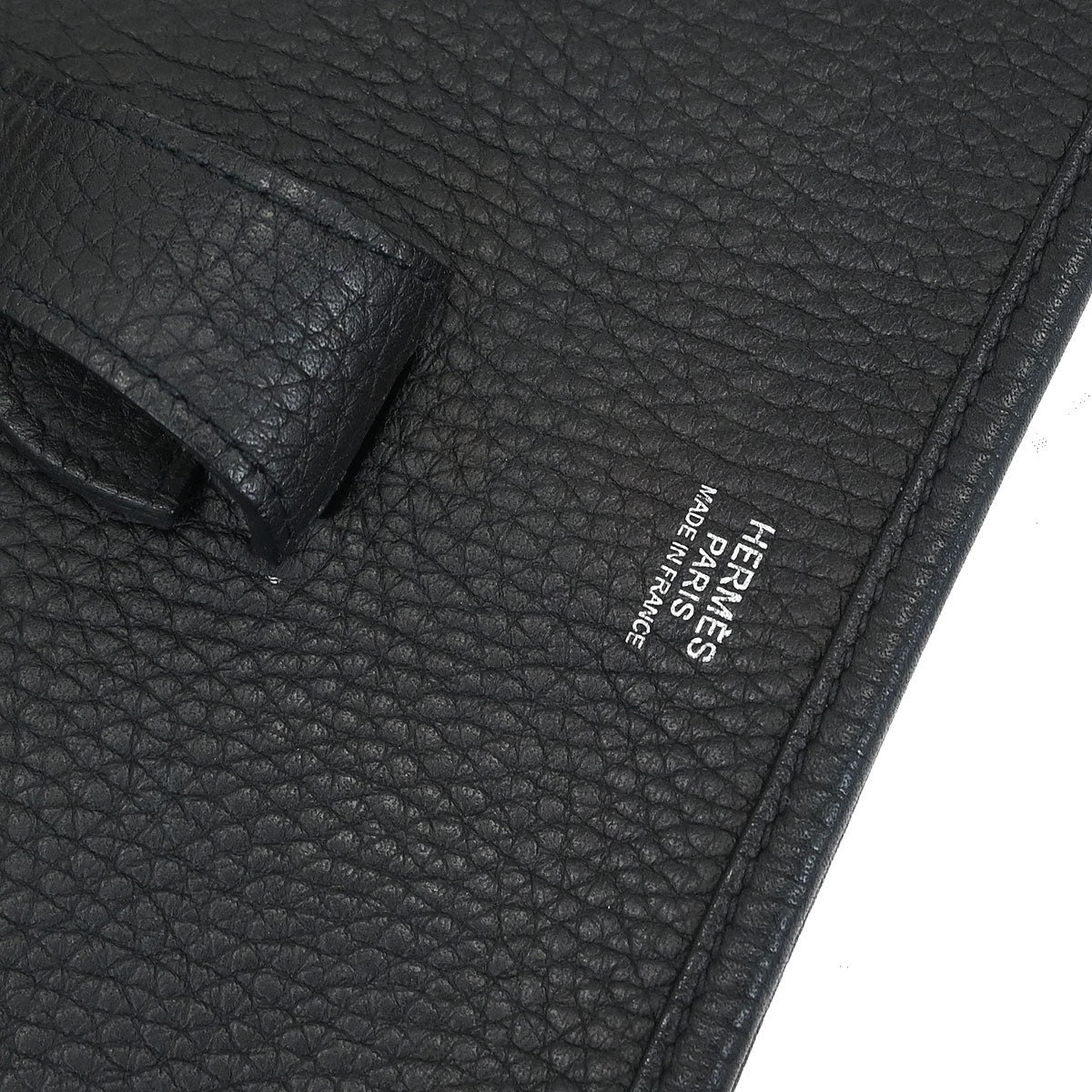 Hermes Black Taurillon Clemence Evelyne 3 GM Shoulder Bag - Image 8