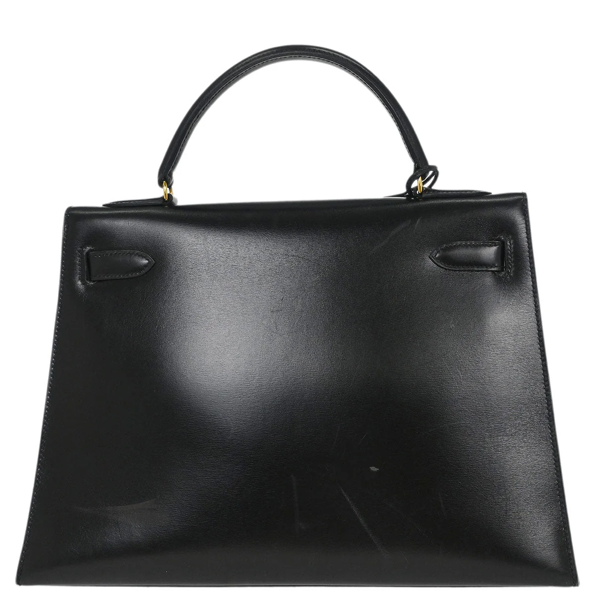 Hermes Black Box Calf Kelly 32 Sellier Handbag - Image 2