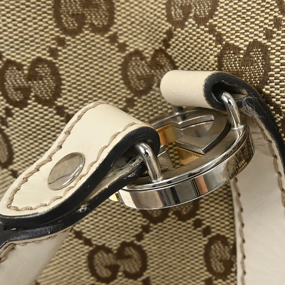 Gucci Brown GG Tote Handbag - Image 7