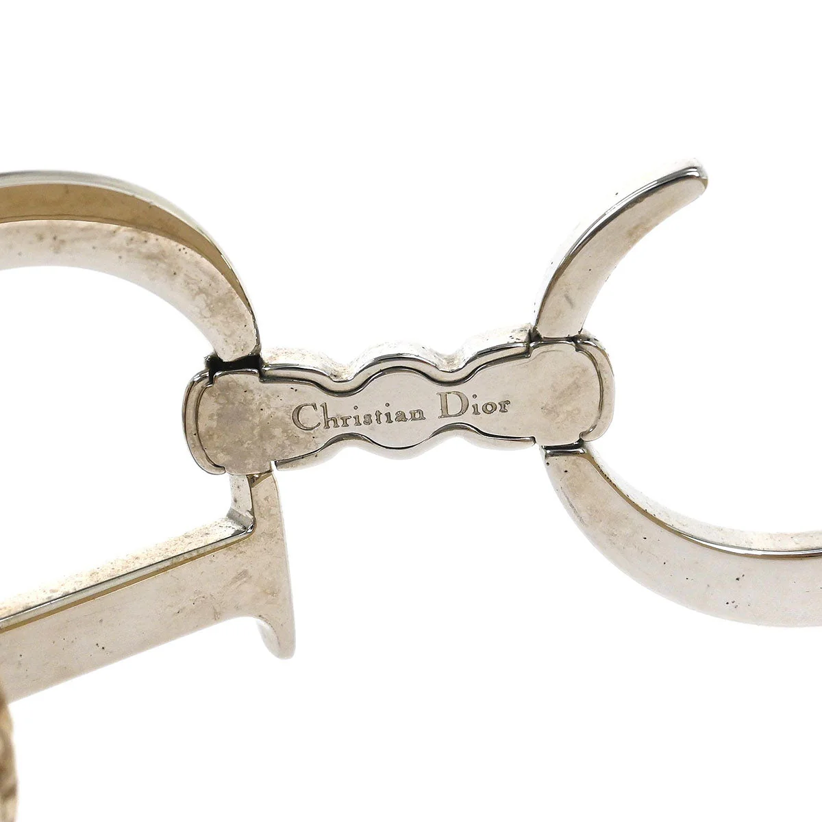 Christian Dior Ivory Embroidered Trotter Saddle Handbag - Image 6