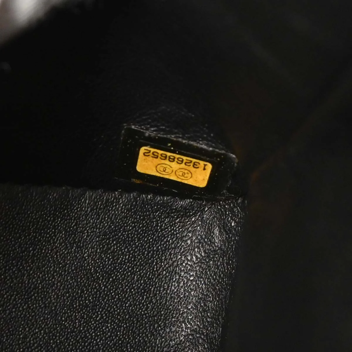 Chanel 2009-2010 Black Caviar Medium Classic Double Flap Shoulder Bag - Image 10
