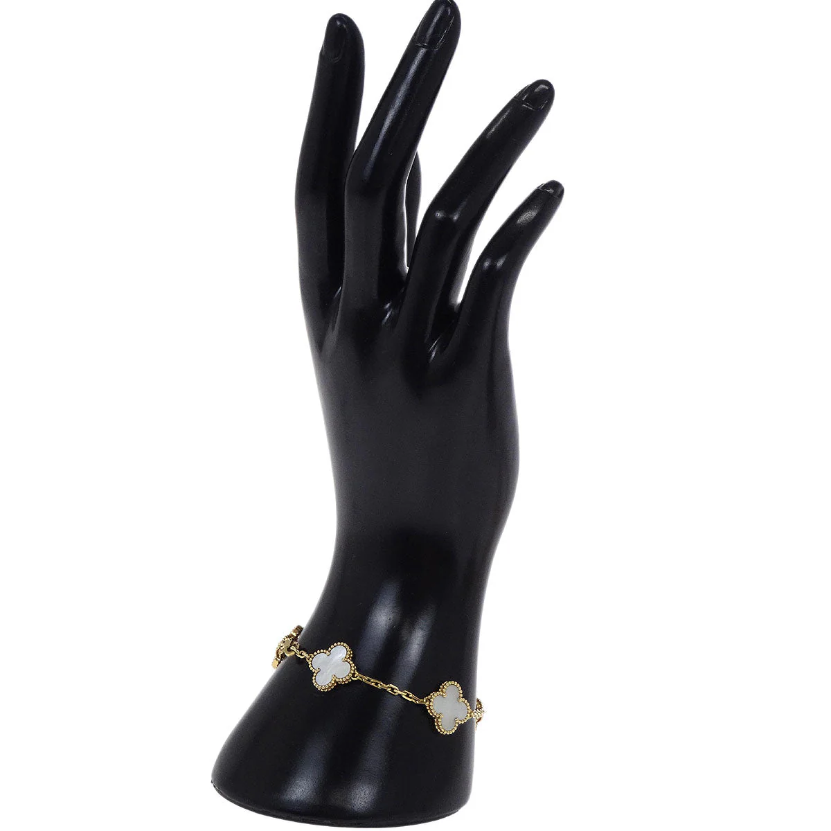 Van Cleef & Arpels Alhambra Bracelet Mother of Pearl Au750 - Image 2