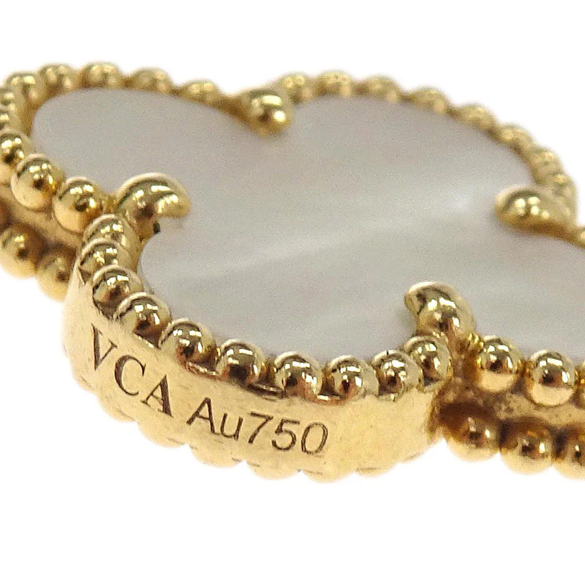 Van Cleef & Arpels Alhambra Bracelet Mother of Pearl Au750 - Image 5