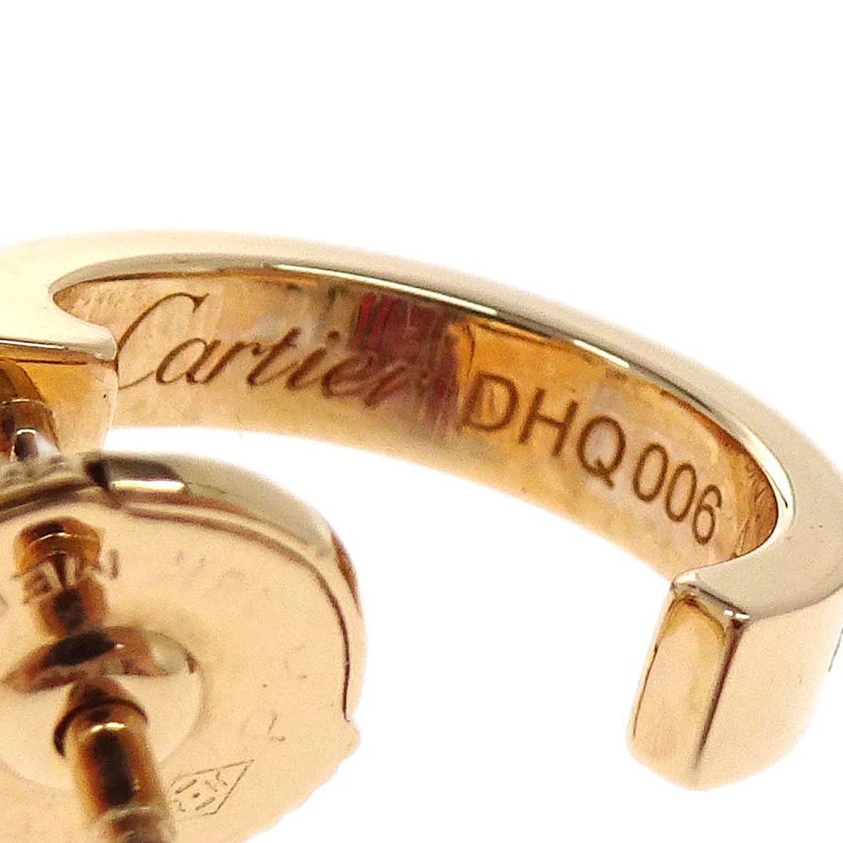 Cartier Piercing Earrings Mini Love Au750 - Image 3