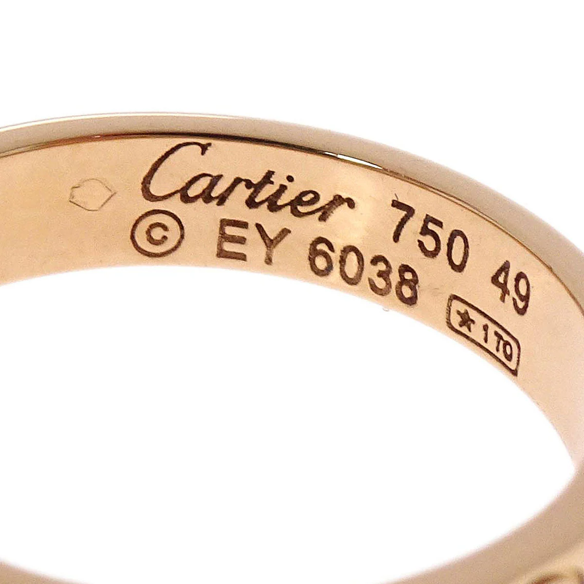 Cartier Mini Love Ring 750 #49 - Image 4
