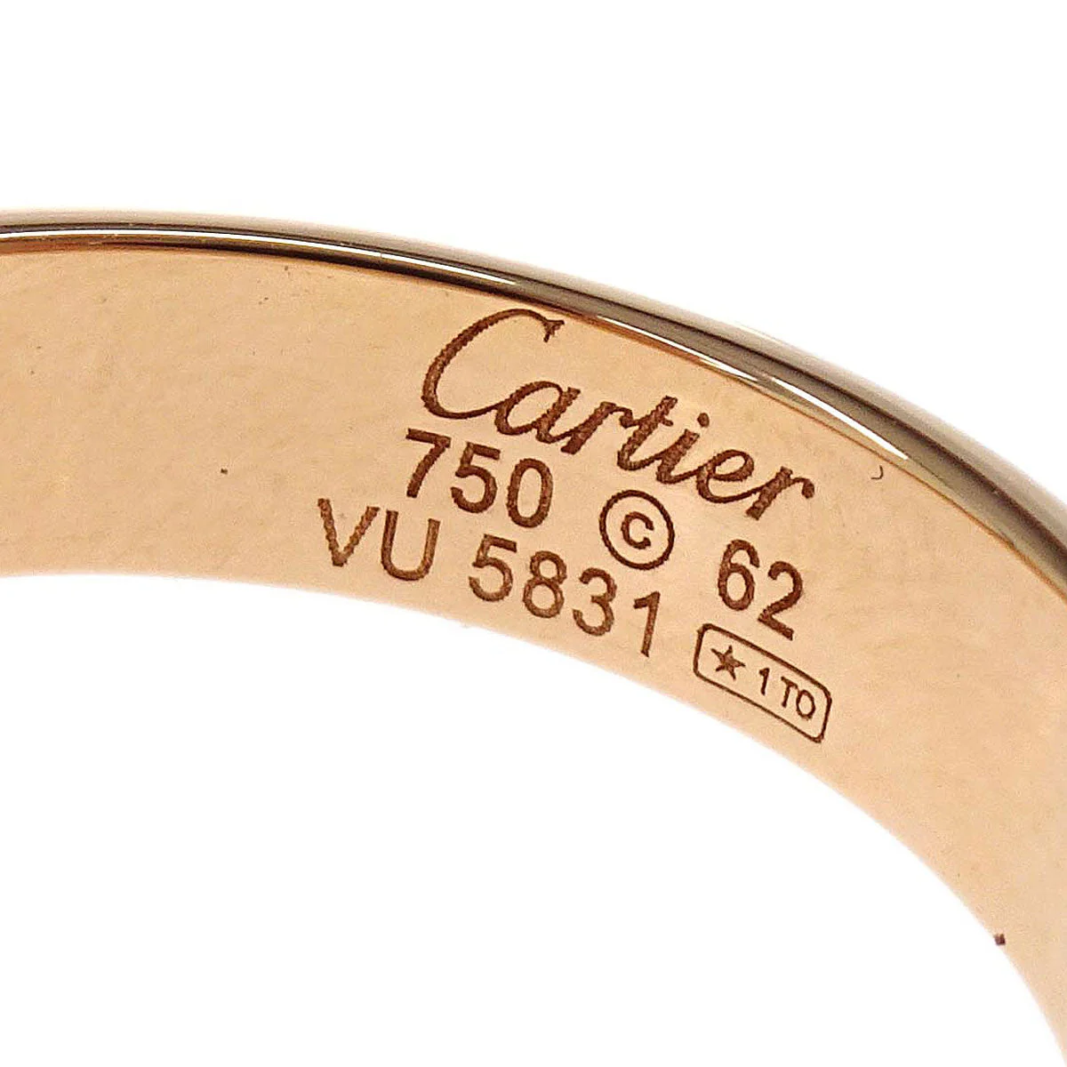 Cartier Love Ring 2006 Limited Christmas 750 #62 #61 - Image 4