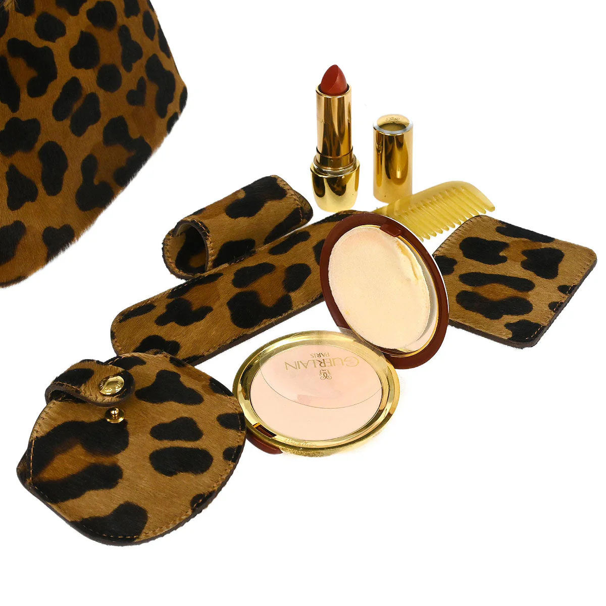 Louis Vuitton * Monogram Pony Hair Leopard Azzedine Alaia Alma M99032 - Image 6