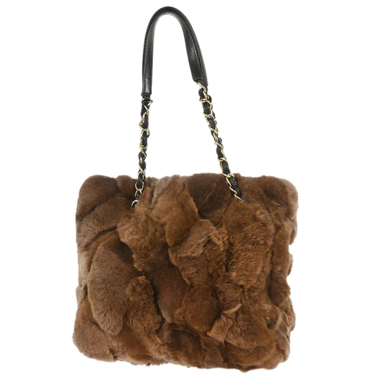 Chanel * 2005-2006 Brown Fur Tote Bag - Image 2