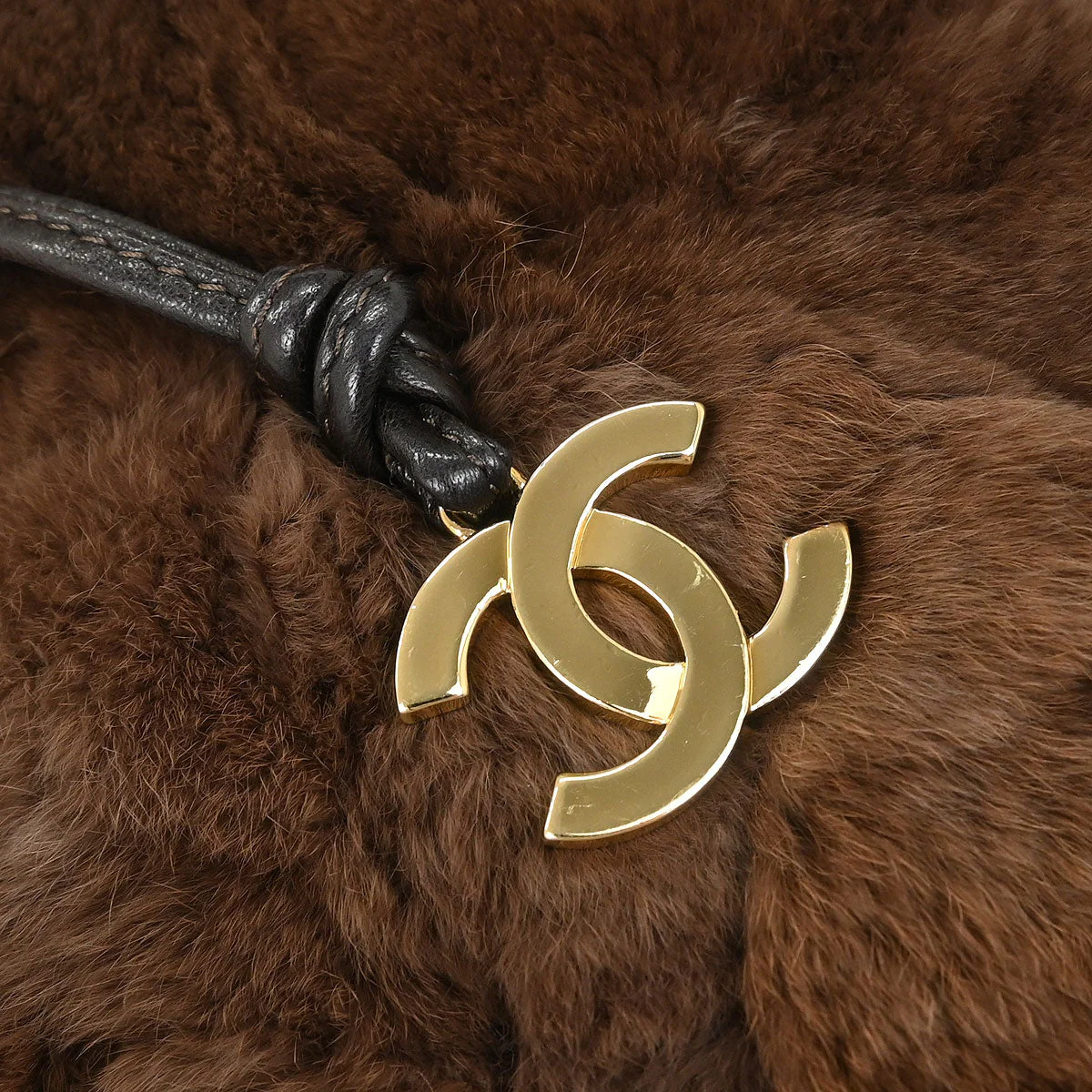 Chanel * 2005-2006 Brown Fur Tote Bag - Image 4