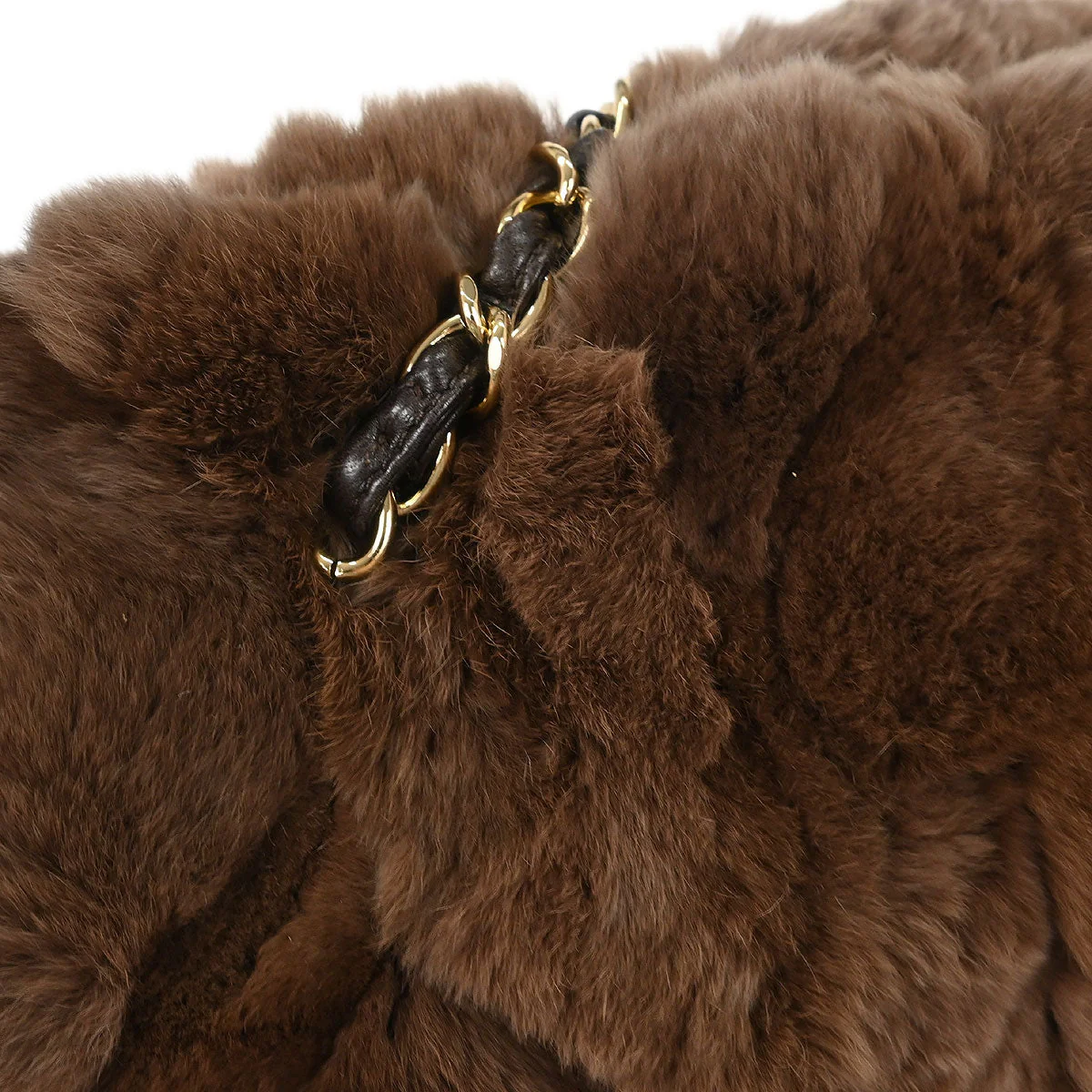 Chanel * 2005-2006 Brown Fur Tote Bag - Image 6