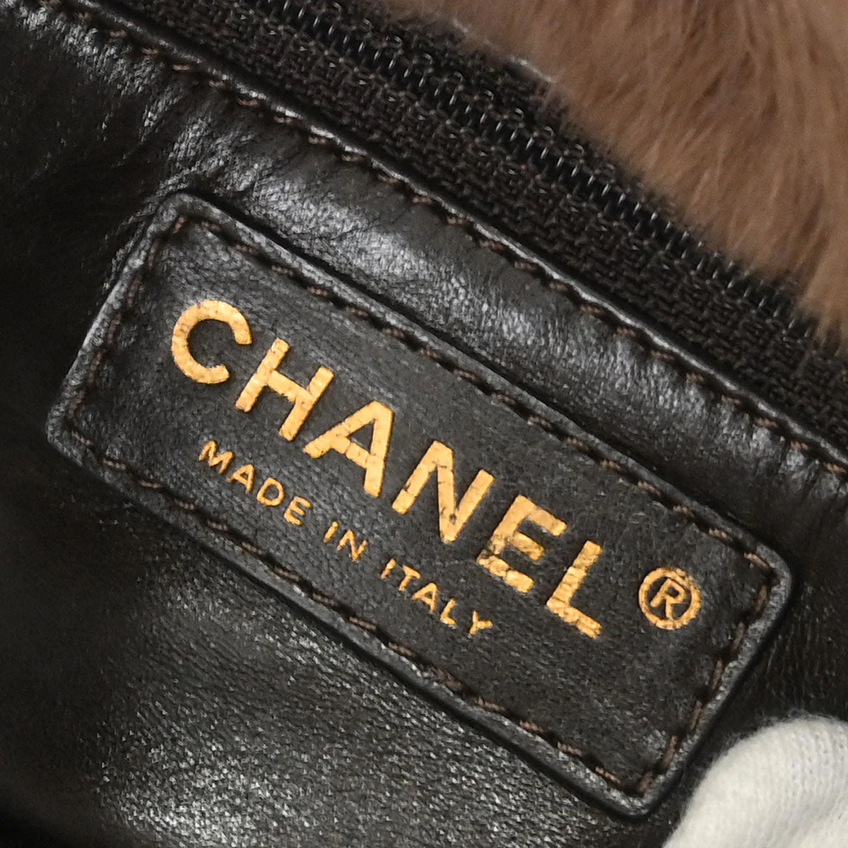 Chanel * 2005-2006 Brown Fur Tote Bag - Image 8