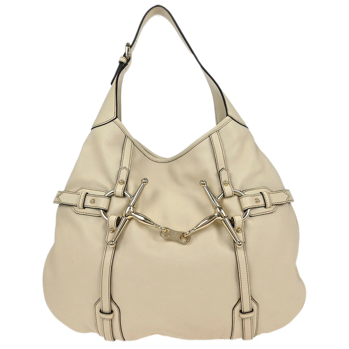 Gucci Ivory Leather 85th Anniversary Handbag