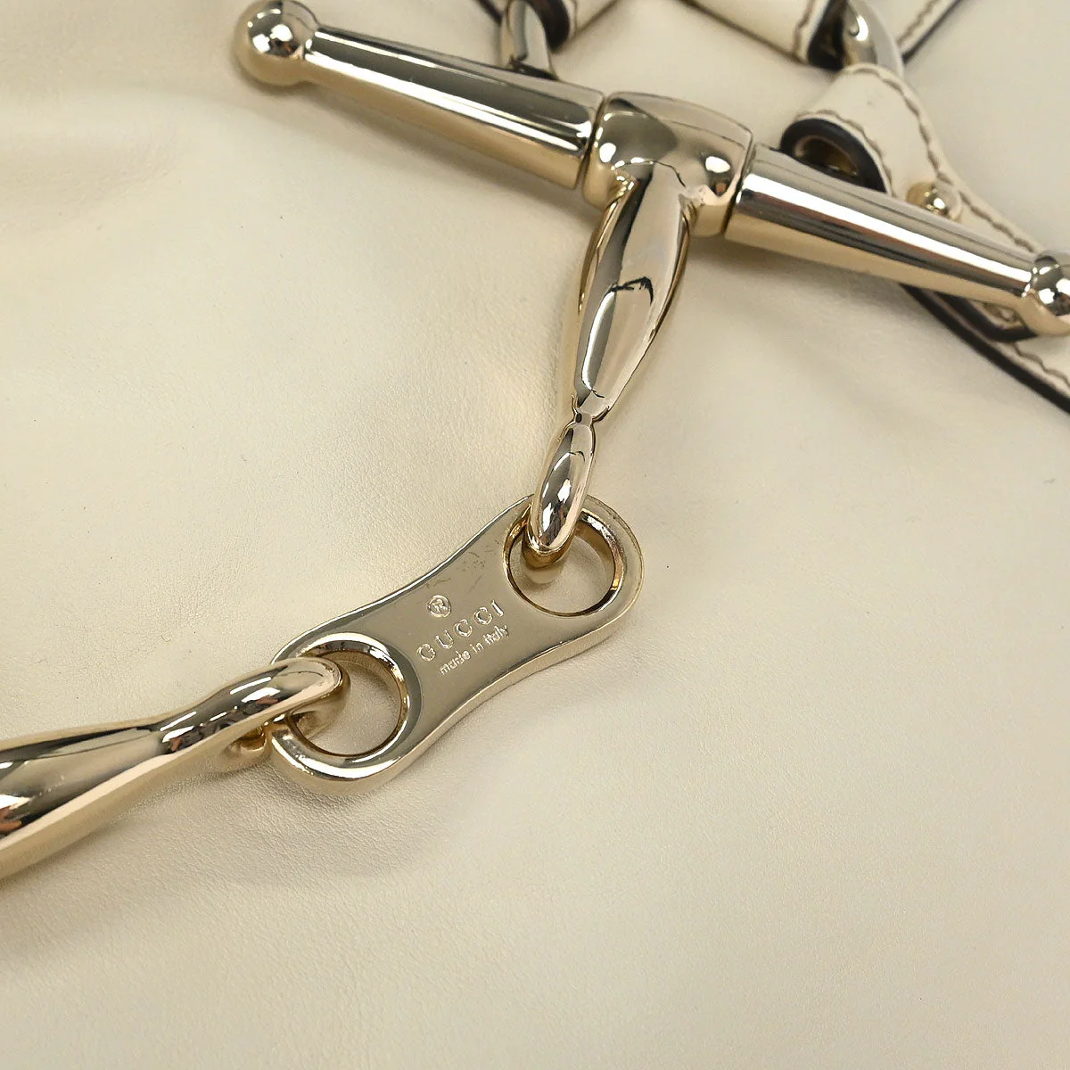 Gucci Ivory Leather 85th Anniversary Handbag - Image 5