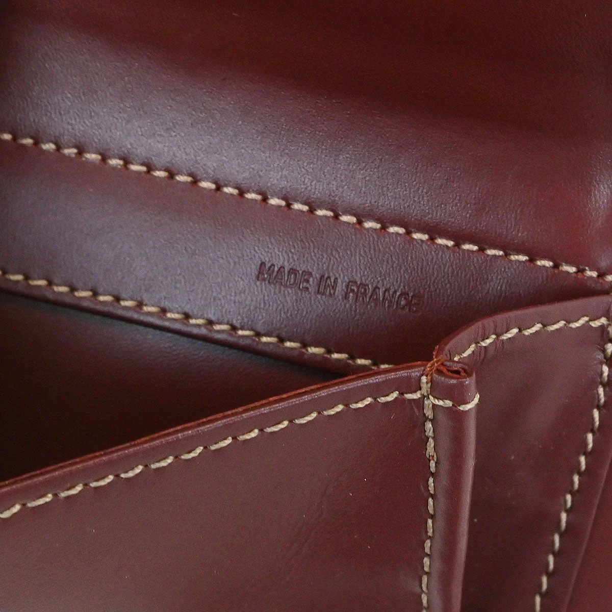 Cartier Bordeaux Leather Must de Cartier Shoulder Bag - Image 9
