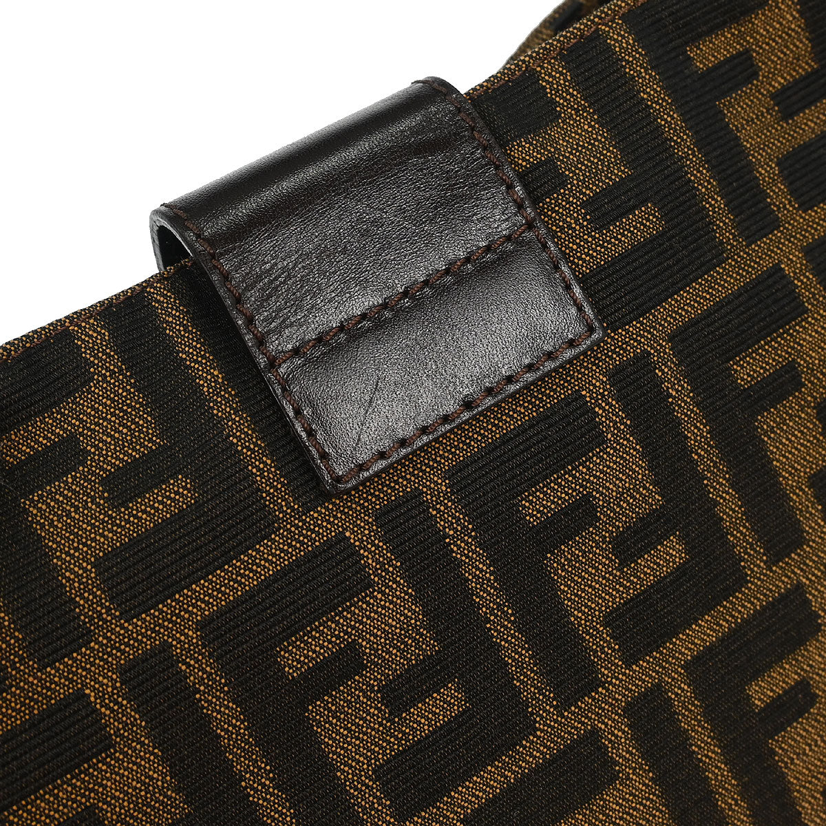 Fendi Brown Canvas Zucca Handbag - Image 5