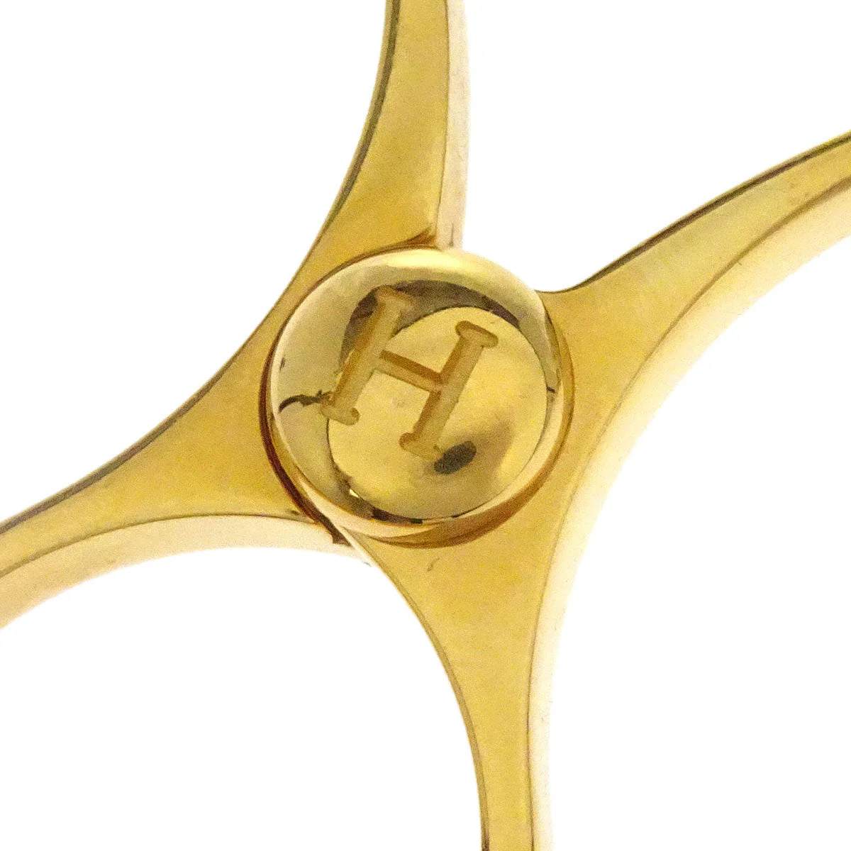 Hermes Filou Glove Holder Clip Gold Small Good - Image 2