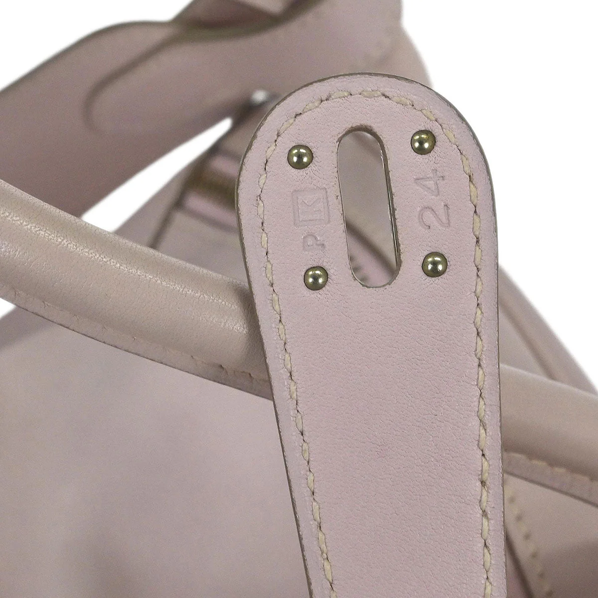 Hermes Rose Dragee Swift Lindy 34 Shoulder Bag - Image 7